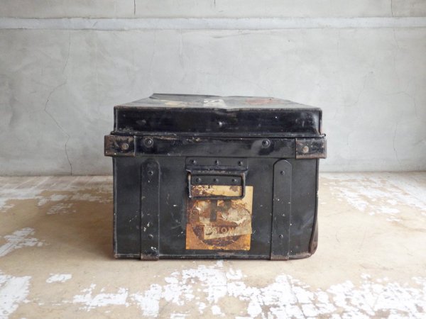 UKビンテージ UKVintage スチール製 スチーマートランク Steamer Trunk 