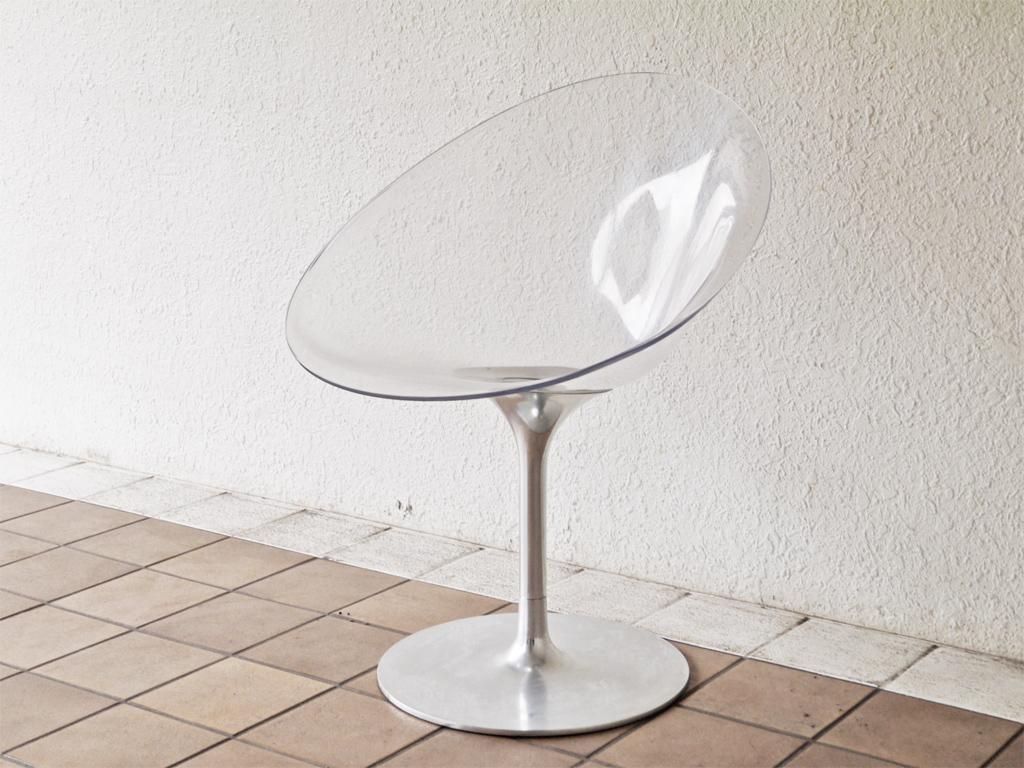 カルテル Kartell エロエス ERO S ダイニングチェア クリスタル 1本脚 