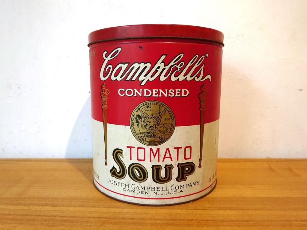Us ビンテージ キャンベル Campbell S トマトスープ 缶 Soup トラッシュボックス アンディ ウォーホル Cheinco 店舗什器 Tokyo Recycle Imption 東京 世田谷のリサイクルショップ デザイナーズ 北欧家具の販売 買取