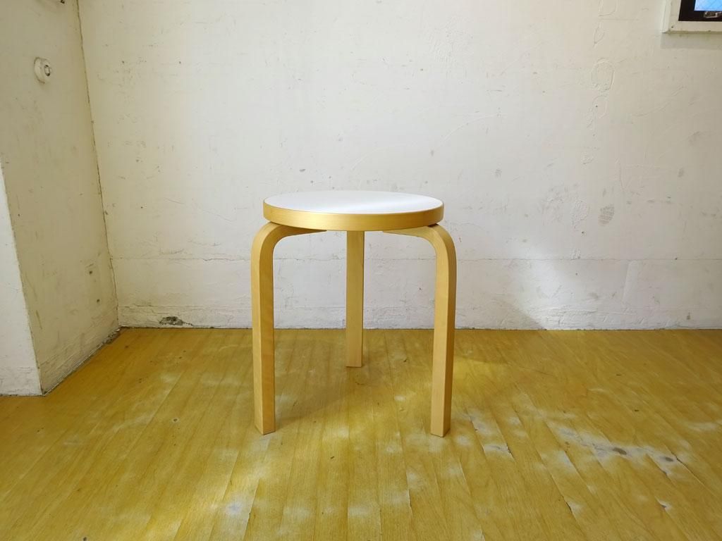 アルテック artek スツール60 Stool60 バーチ材 × ホワイトラミネート