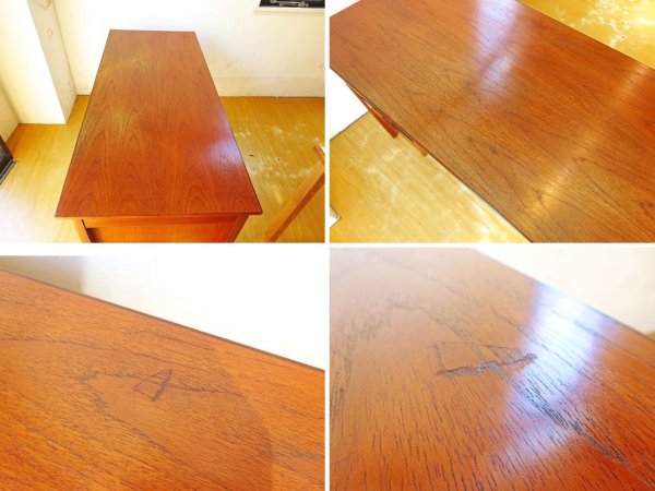 ǥޡӥơ Danish Vintage  ξµǥ ѡʥǥ ̲ȶ Teak Double sleeve desk