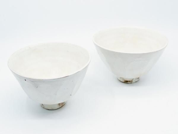 激安超特価 最大80%オフ  作家花岡隆粉引平皿2枚＋小鉢2客セット 皿・プレート