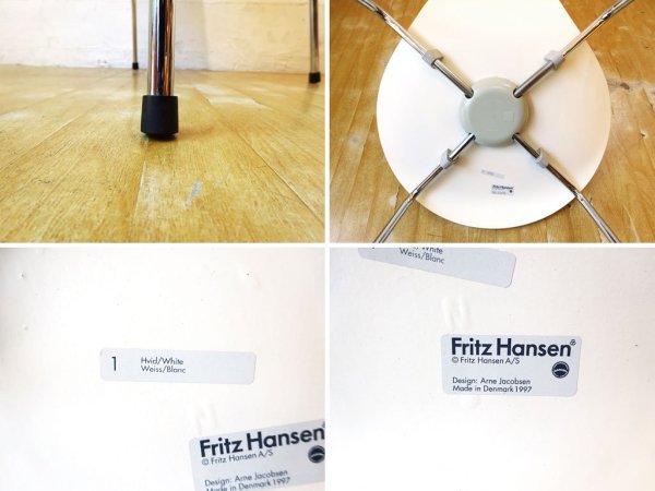 եåĥϥ󥻥 Fritz Hansen ֥ Seven Chair å ۥ磻 ͡䥳֥ Arne Jacobsen ǥޡ ̲ȶ 