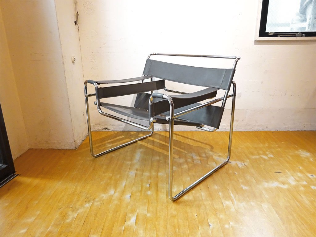 ワシリーチェア Wassily Chair グレー クラブチェア B3 マルセル