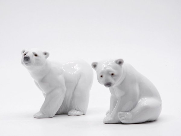 M5ALL【美品】 リヤドロ エスキモーライダー マット仕上げ 北極熊 シロクマ リアドロ