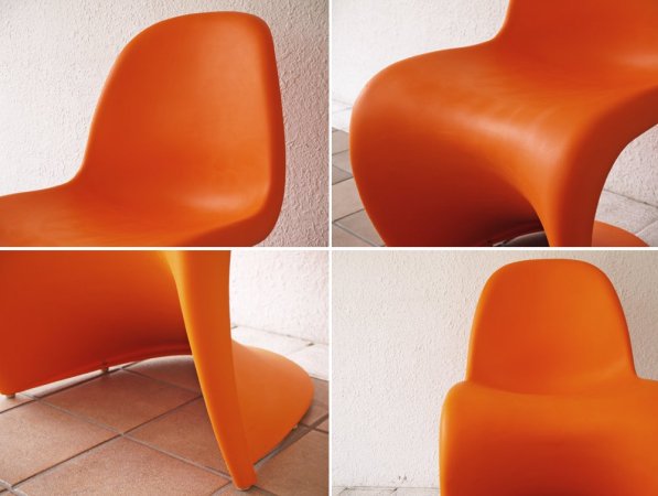 ヴィトラ vitra. パントンチェア Panton Chair オレンジ ヴェルナー