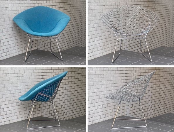 Υ Knoll ɥ Diamond Chair ե륫С ֥롼 ϥ꡼ ٥ȥ Harry Bertoia 