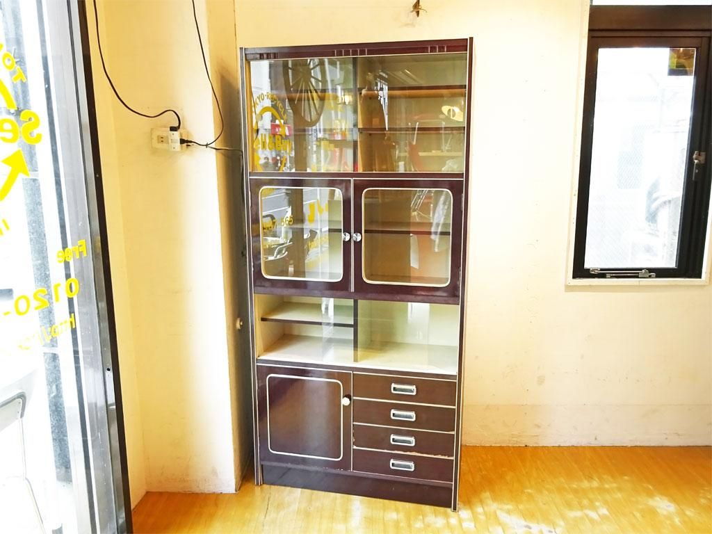 レトロポップ　家具　収納棚　食器棚画像で確認して下さい