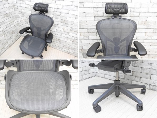ϡޥߥ顼 Herman Miller  Aeron Chair ޥ B ݥ㡼եåSL եȥ١ + إåɥ쥹 HR-03 