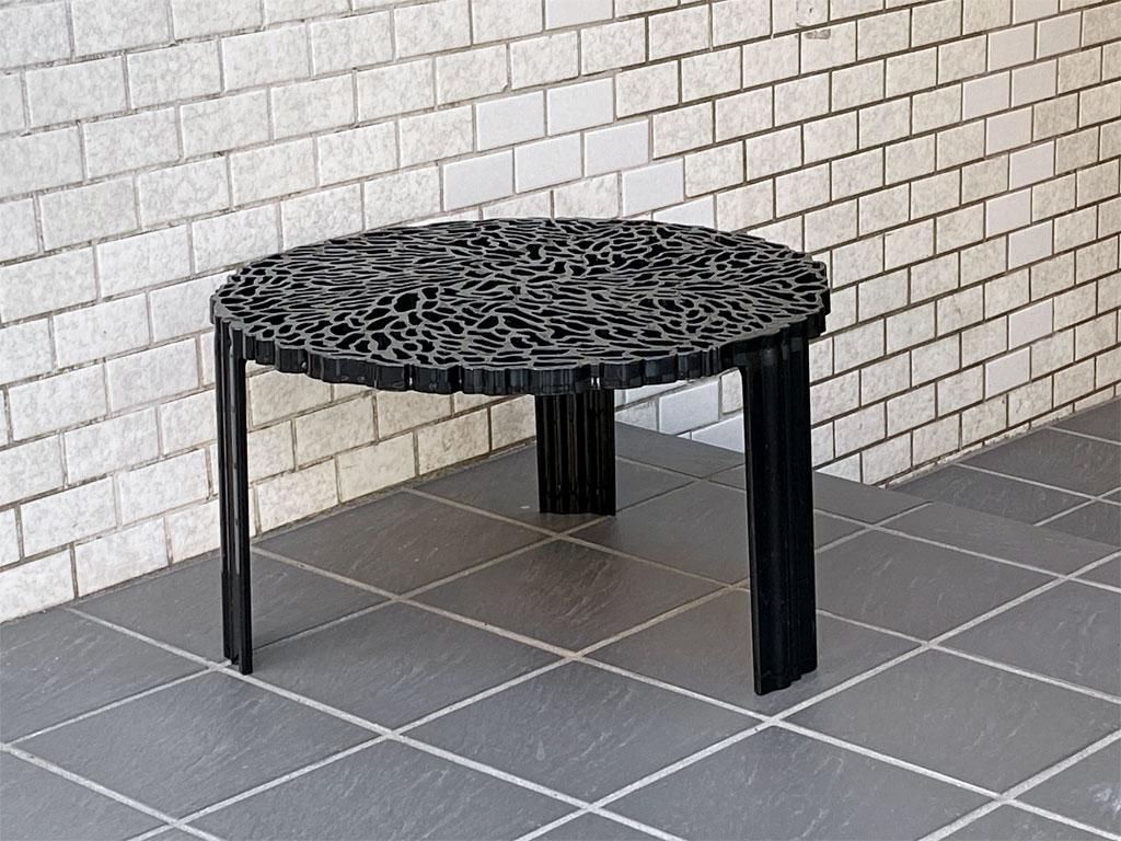 カルテル Kartell ティーテーブル TTABLE サイドテーブル ロータイプ ブラック パトリシア・ウルキオラ イタリア