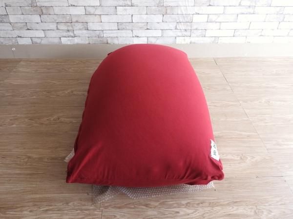 ヨギボー yogibo ミディ midi ビーズクッション ソファ ワインレッド 定価¥28,380- ○ TOKYO RECYCLE imption 東京・世田谷のリサイクルショップ デザイナーズ・北欧家具の販売・買取 7DM3 yogibo ヨギボー ミディ ビーズ クッション レッド 赤
