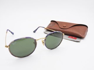 쥤Х Ray-Ban 󥰥饹 RB3447JM 172 饦 ᥿ ե顼 ROUND METAL CAMOUFLAGE ѡץ º ˥å ᥬͥ 