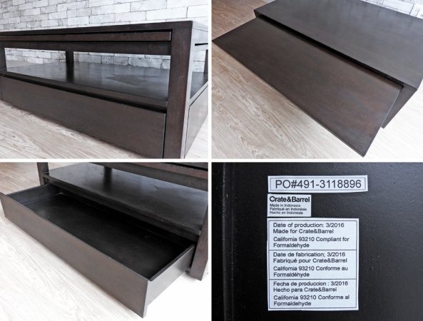 쥤ȡХ Crate&Barrel ȥ졼 ҡơ֥ Storage Coffee Table ơ֥ 1աŷ ֥饦 ꥫ USA 