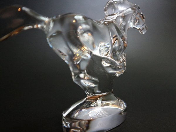 バカラ Baccarat オブジェ 置物 馬 ホース クリスタルガラス フランス