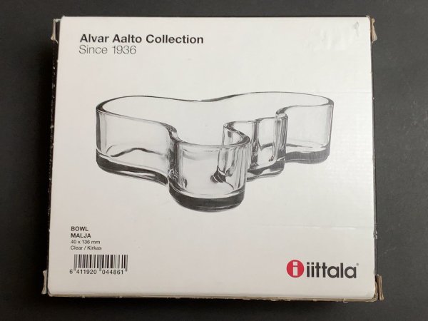 å iittala ȥܥ ȥ١ Alvar Aalto Collection 1936 BOWL MALJA ʪ 饹 ꥢ Ȣ   