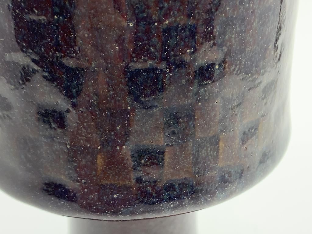 グスタフスベリ GUSTAVSBERG ベース 紫 スティグ・リンドベリ Stig Lindberg 1978年 アトリエメイド スタジオ作品 ハンドサイン入り 花瓶 キャンドルホルダー 稀少品 ● - TOKYO RECYCLE imption | 東京・世田谷のリサイクルショップ