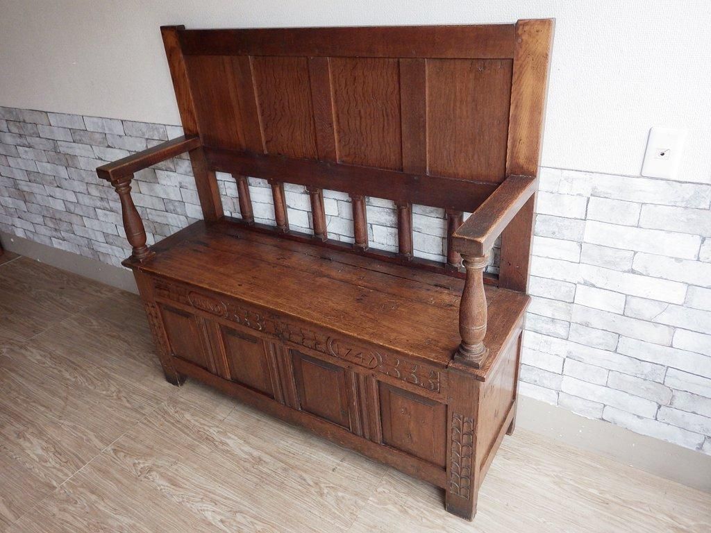 Ukビンテージ Vintage チャーチベンチ 教会椅子 アームベンチ 2人掛け W134cm 座面開閉 英国アンティーク Tokyo Recycle Imption 東京 世田谷のリサイクルショップ デザイナーズ 北欧家具の販売 買取 Ukビンテージ Vintage チャーチベンチ 教会椅子 アームベンチ 2人掛け W134cm 座面開閉 英国アンティーク Tokyo Recycle Imption 東京 世田谷のリサイクルショップ デザイナーズ 北欧家具の販売 買取