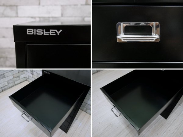 ビスレー BISLEY ベーシック BASICシリーズ BA3/6 A3 デスクキャビネット ブラック 抽斗6杯 オフィス家具 英国 B ●