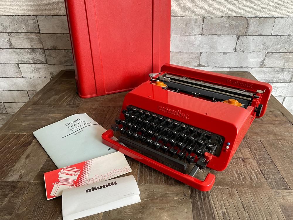 オリベッティ olivetti タイプライター バレンタイン エス Valentine S