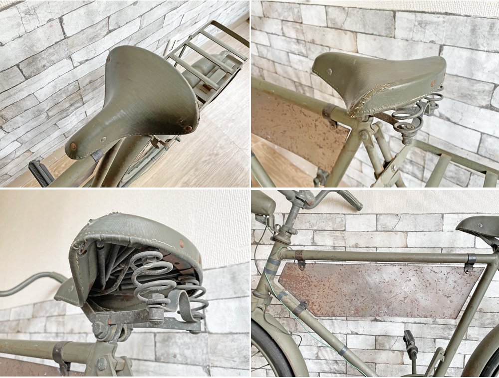 スウェーデンビンテージ Swedish Vintage モナーク MONARK 自転車 26インチ スウェーデン軍 ミリタリー 現状品 ディスプレイ用 インテリアとして ●