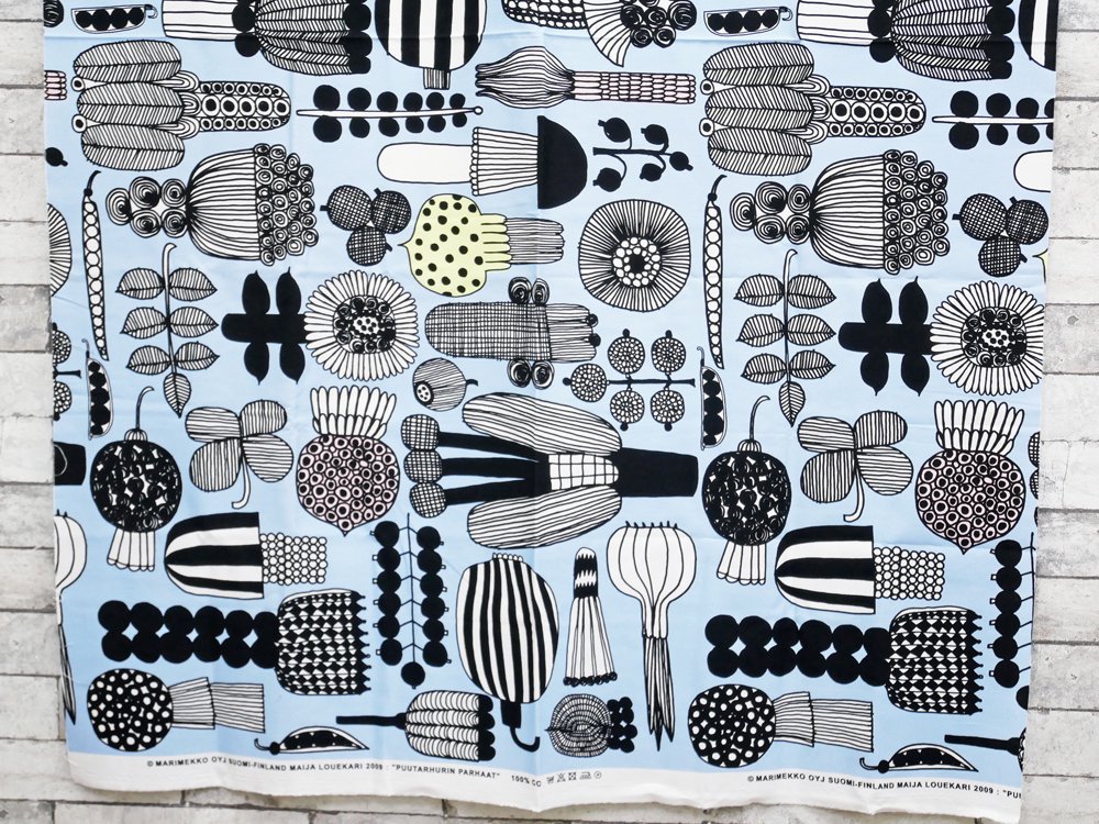 ޥå marimekko סե ѥϡ PUUTARHURIN PARHAAT 饤ȥ֥롼 ե֥å Х ޥ  100150cm ̲ 