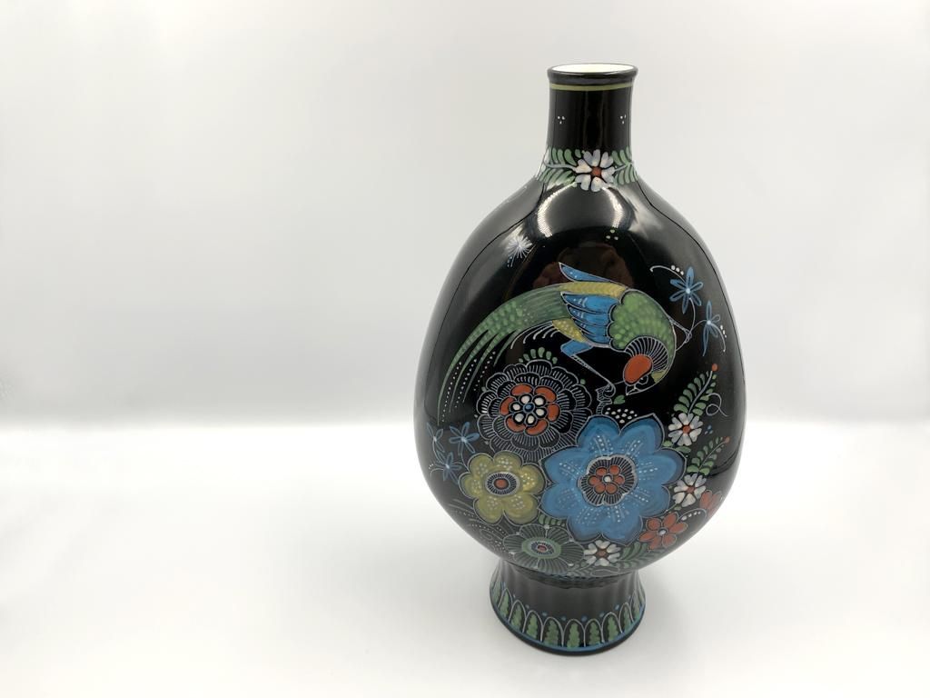 ロイヤルデルフト Royal Delft ビンテージ フラワーベース 一輪挿し 花瓶 花器 ブラック 伝統工芸品 陶器 オランダ Tokyo Recycle Imption 東京 世田谷のリサイクルショップ デザイナーズ 北欧家具の販売 買取