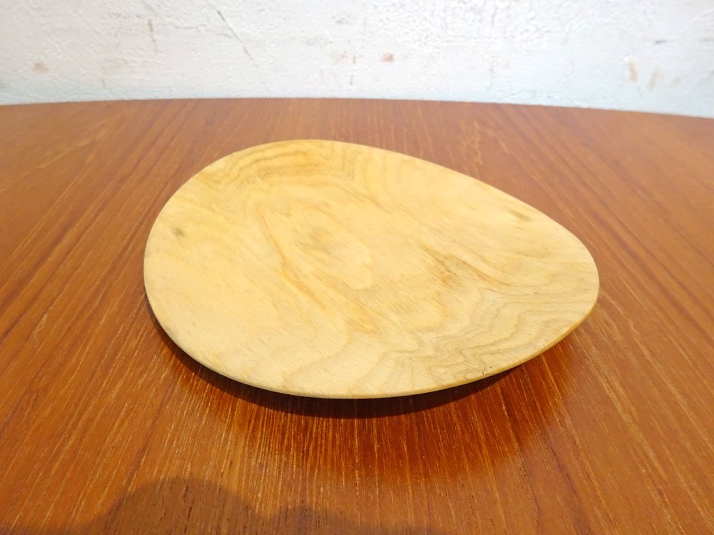 須田二郎 木製の器 ミニプレート 14.5cm 無垢材 木工旋盤 ターニング ...
