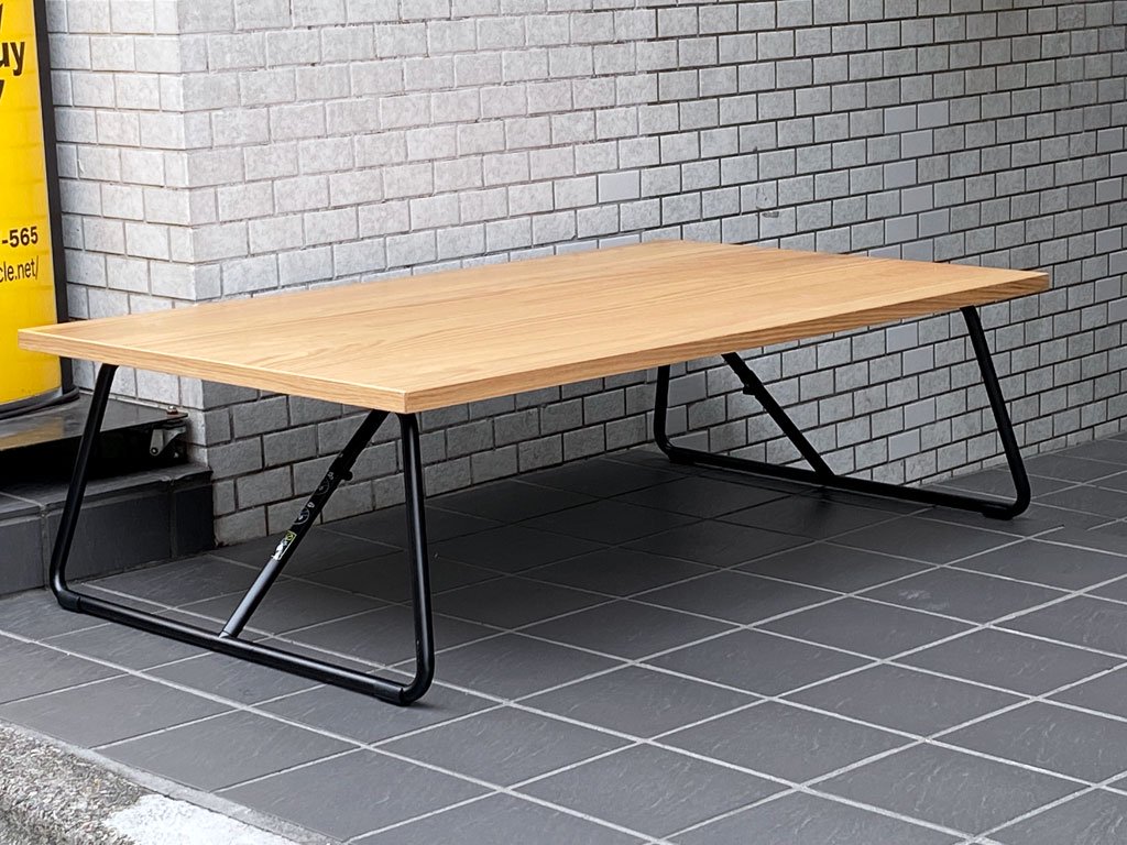 無印良品 折りたたみテーブル オーク材 幅160cm - テーブル