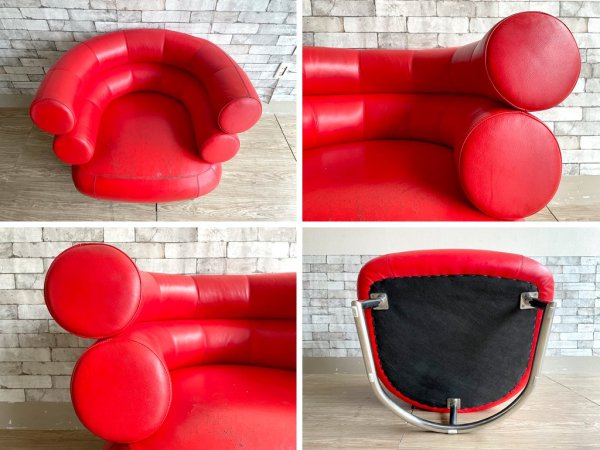 ꡼󥰥쥤 Eileen Gray Ӥ٥   Bibendum Chair 饦󥸥 1ͳݤե ܳ å å ץ 
