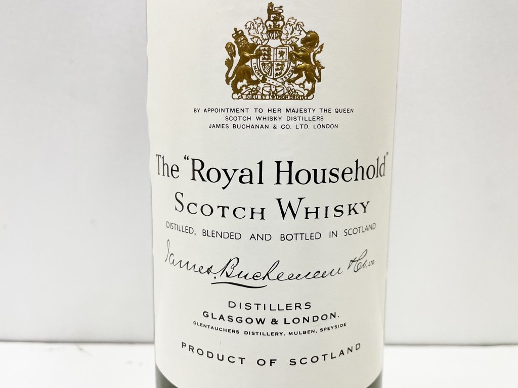 ロイヤル ハウスホールド The Royal Household 特級 スコッチウイスキー 750ml 43% 箱付き ●