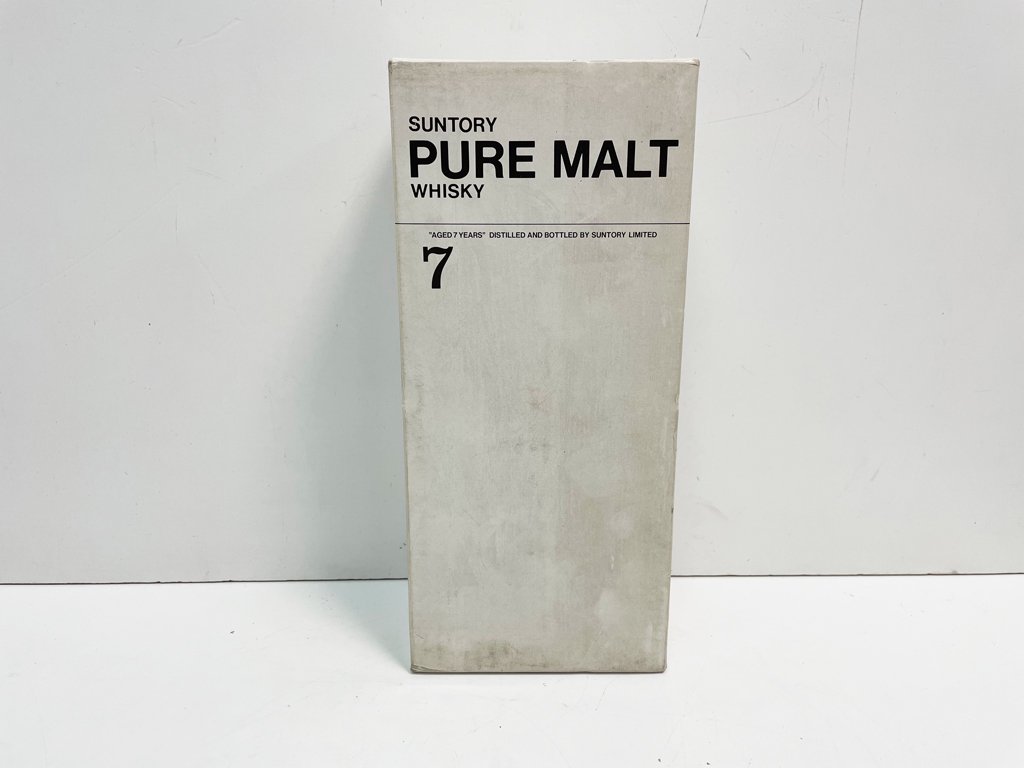 ȯۥȥ꡼  ԥ奢 SUNTORY WHISKY PURE MALT 7ǯ 500ml 43 Ȣ ̤ 