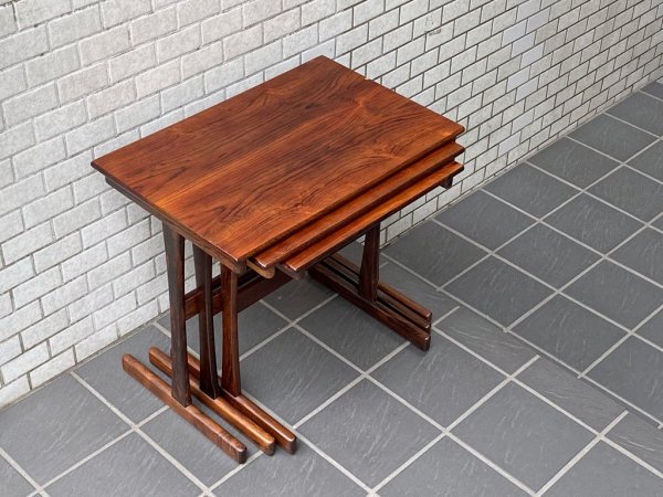 ̲ӥơ Scandinavian Vintage å ͥȥơ֥ Nesting Tables ɥơ֥ 󥿡ơ֥ 
