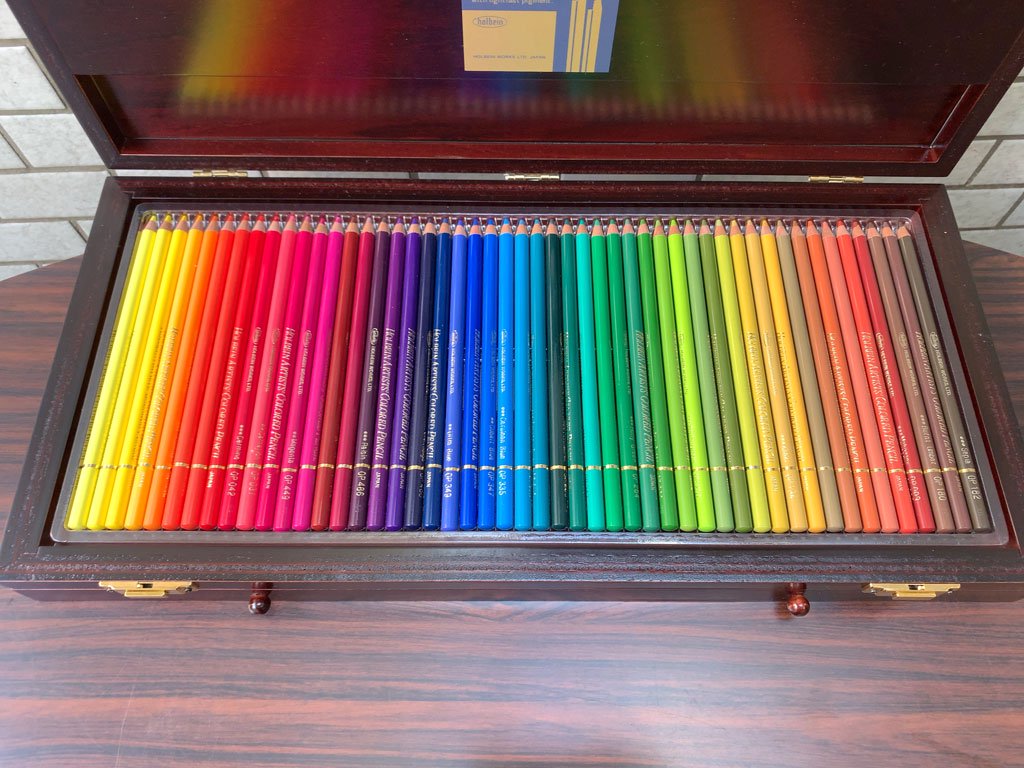 ホルベイン holbein アーチスト色鉛筆 100色セット 木函入 ARTISTS 