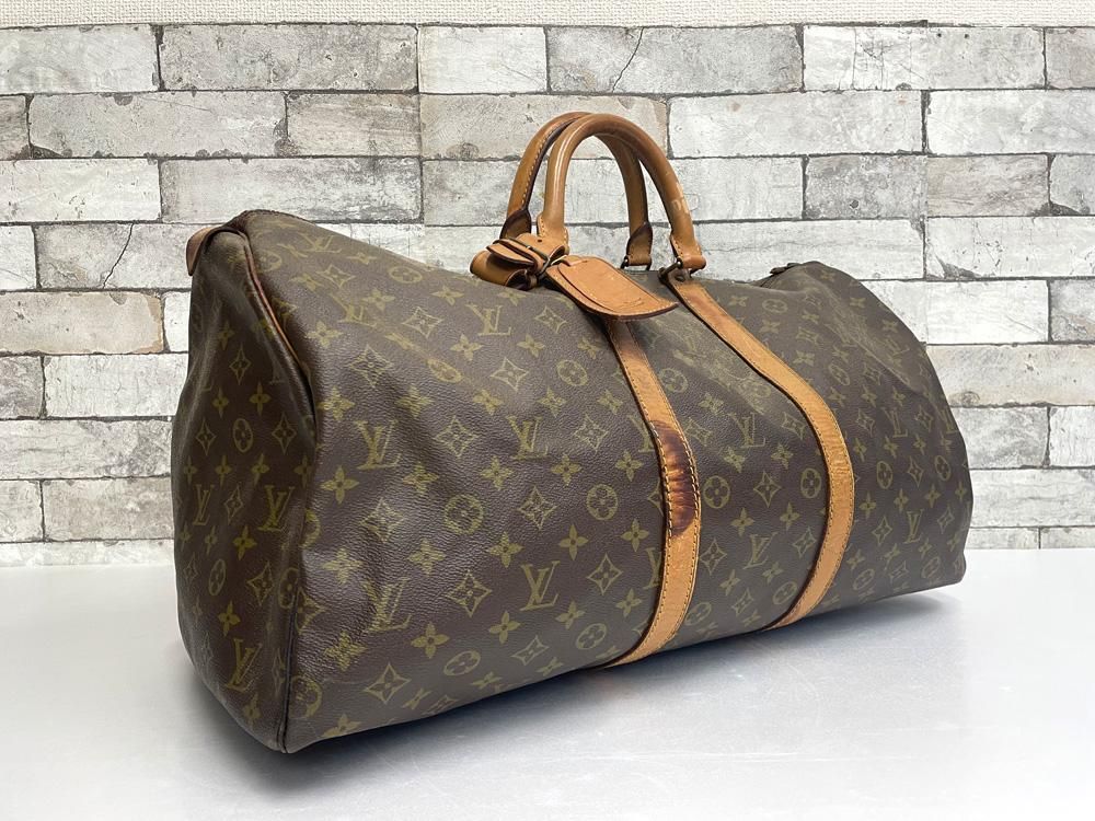 ルイヴィトン LOUIS VUITTON キーポル55 Keepall 旧タイプ モノグラム