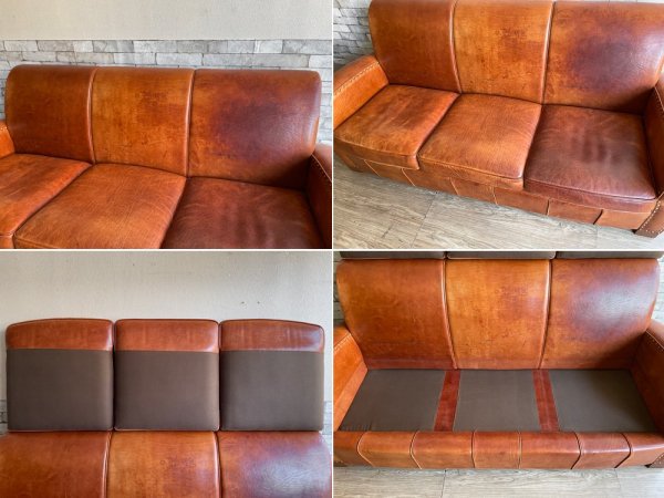 トラックファニチャー TRUCK FURNITURE レザーソファ LEATHER SOFA L-3