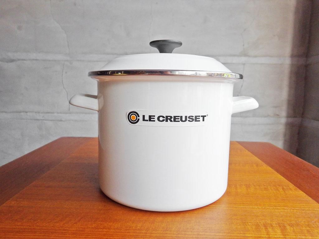 ルクルーゼ LE CREUSET ストックポット STOCK POT 7.6L メレンゲ 参考 ...