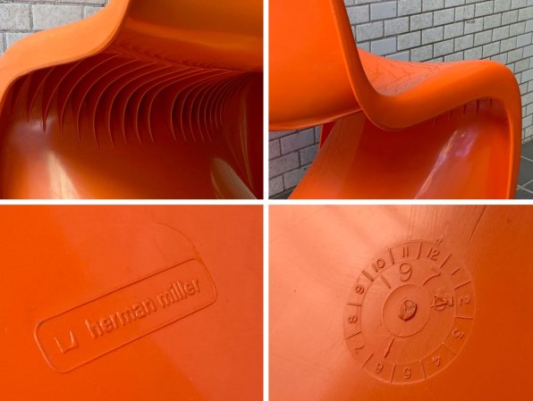 ϡޥߥ顼 Herman Miller 1974ǯ ӥơ ѥȥ Panton Chair  GFRP ʡѥȥ ߥåɥ꡼ 