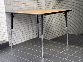バルコ VIRCO テーブル 4000 Table オーク ワークデスク ダイニングテーブル 伸長脚 米国家具 ■