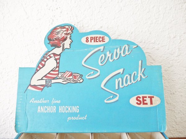 󥫡ۥå ANCHOR HOCKING ʥåå Serva Snack Set ǥåɥȥå ֥ɥ Ȣդ USӥơ ߥåɥ꡼  