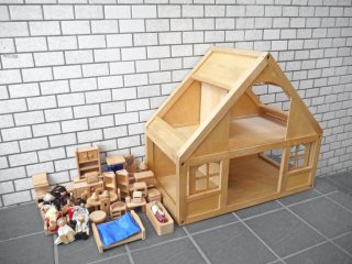 ボーネルンド Bornelund マイドールハウスセット 木製おもちゃ 玩具 おままごと 北欧 ■