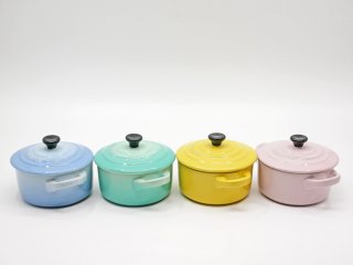 륯롼 LE CREUSET  sorbet ߥ˥å 4ĥå 10cm դ Ȣ ե ̤  