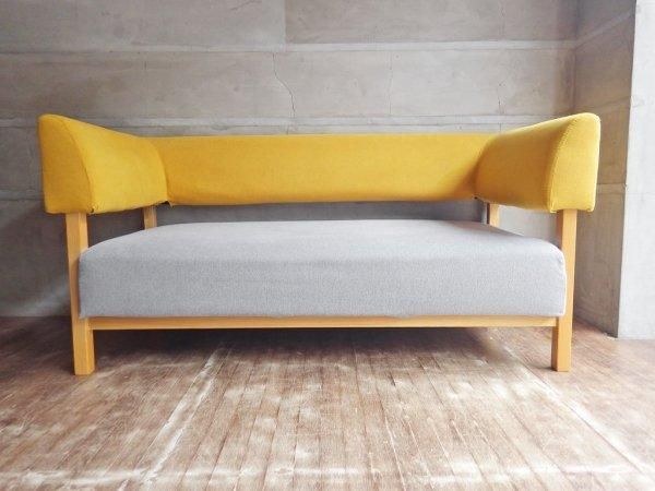 シーヴ SIEVE ブラケットソファ bracket sofa 2人掛け マスタード