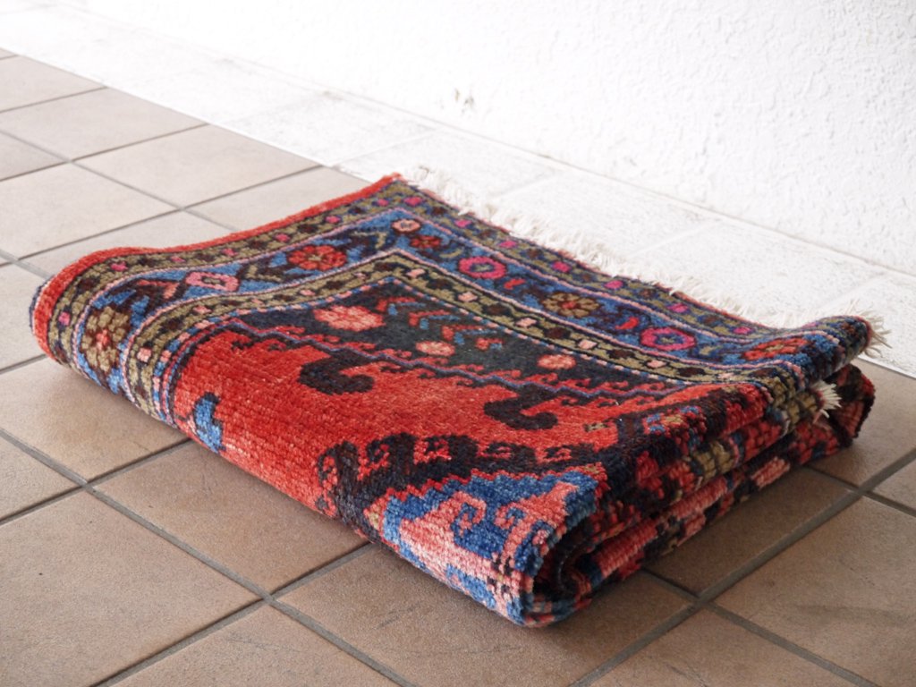イラン製 バクティアリ bakhtiari ウール ラグマット ペルシャ絨毯 160