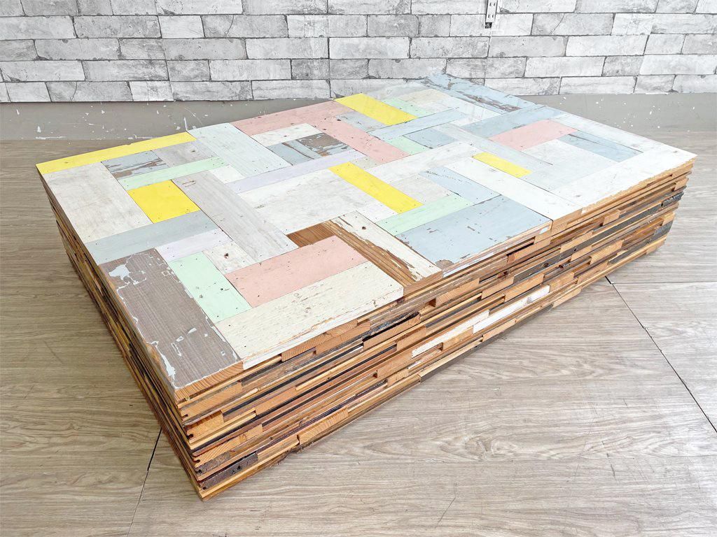 ピート ヘイン イーク Piet Hein Eek スクラップウッド パイリング コーヒーテーブル Scrapwood Piling Coffee Table シボネ取扱 定価55万円 Tokyo Recycle Imption 東京 世田谷のリサイクルショップ デザイナーズ 北欧家具の販売 買取