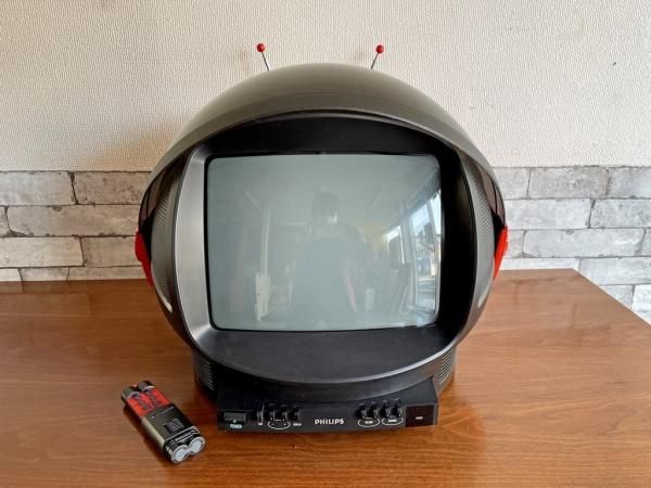 PHILIPS Discoverer ヘルメット型 カラー　ブラウン管テレビ