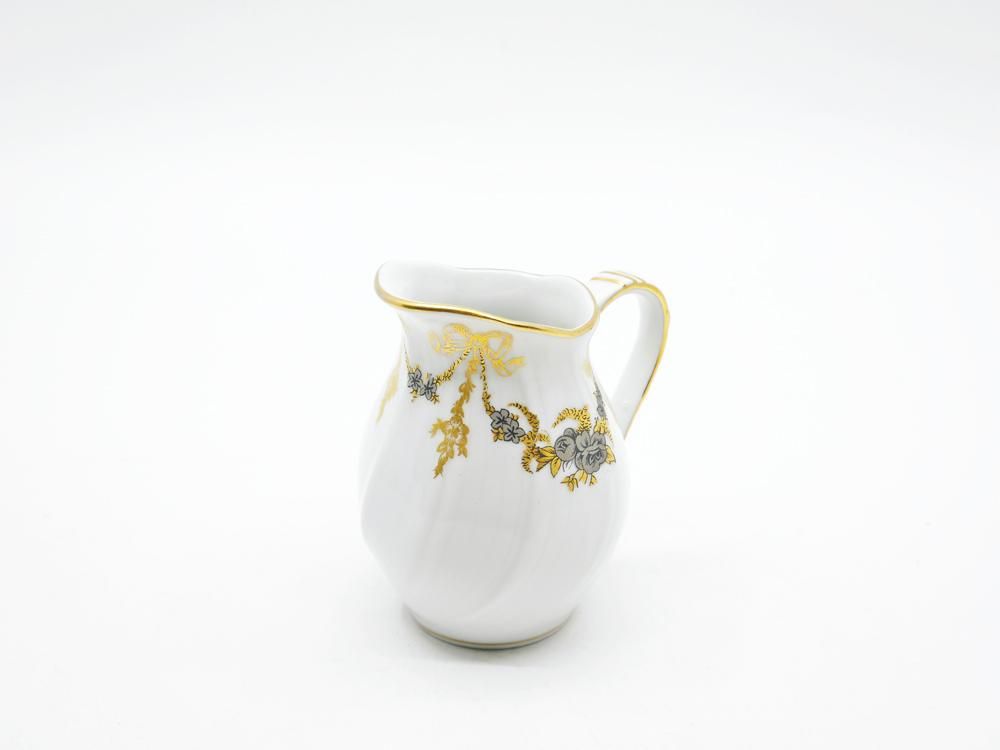 リモージュベルナルド L. Bernardaud Cie マリー・テレーズ MARIE THERESE ミルクピッチャー 金彩 白磁 フランス ○ TOKYO RECYCLE imption 東京・世田谷のリサイクルショップ デザイナーズ・北欧家具の販売・買取