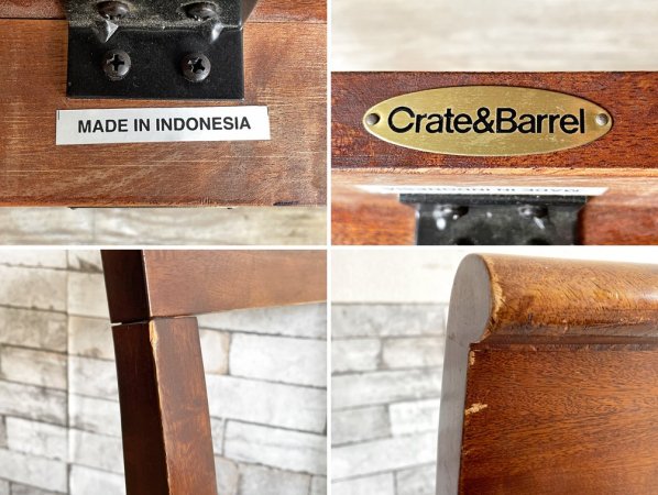 쥤ȡХ Crate&Barrel ֥ꥢ Cabria ˥󥰥 2ӥå ޥ󥴡̵ ֥饦 ĺ A 