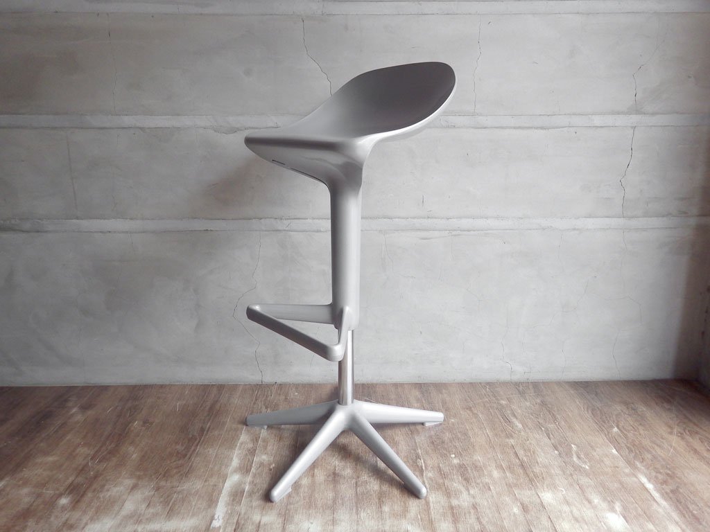 ƥ Kartell ס 󥿡 Spoon Counter Chair ߥ˥५顼 ġ ߵǽ ȥ˥ åƥꥪ ֿ A 