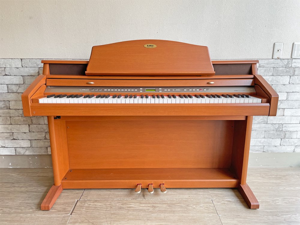 河合楽器 KAWAI PW7C 電子ピアノ チェリー調 木製鍵盤 2005年製 参考定価\283,500- ●