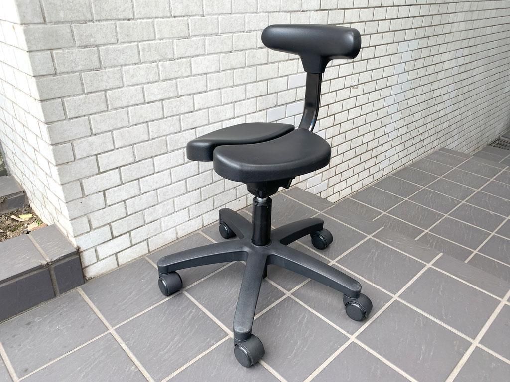 アーユルチェアー ayur chair オクトパス ブラック デスクチェア